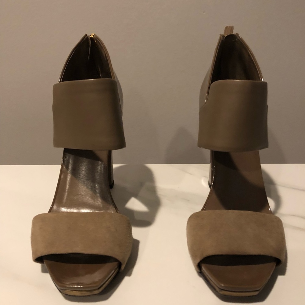 Gucci olive heels.
